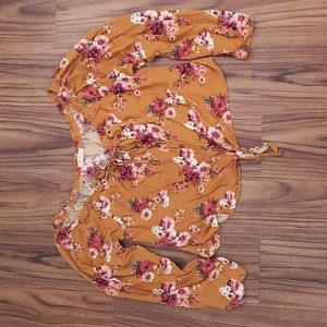 Women's XL Floral Shirt Worn Once